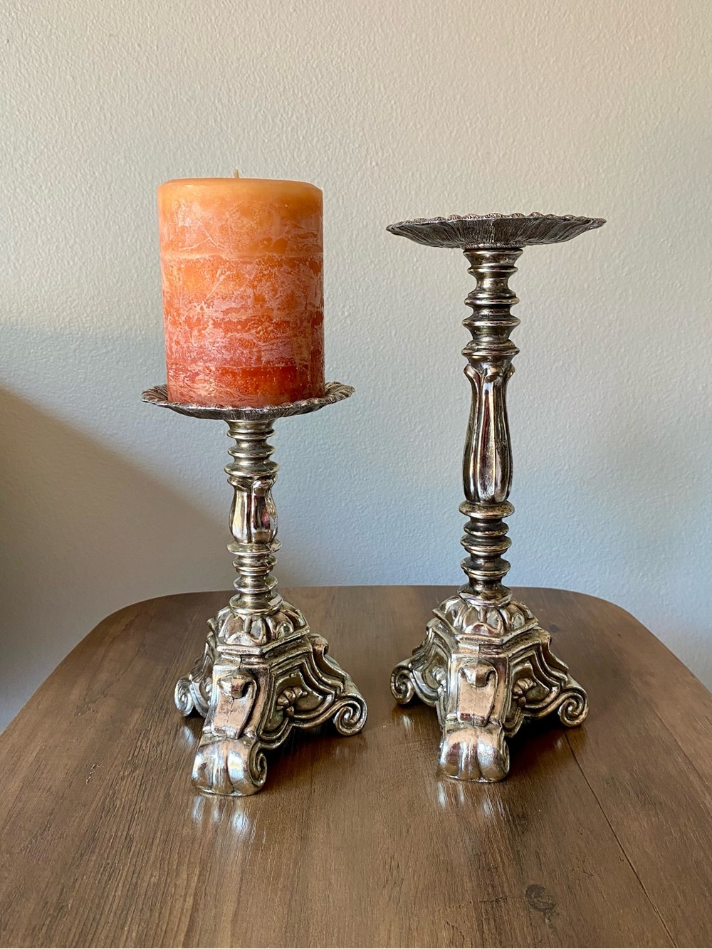 Vintage Rubel Antique Candlesticks Candle Holders
